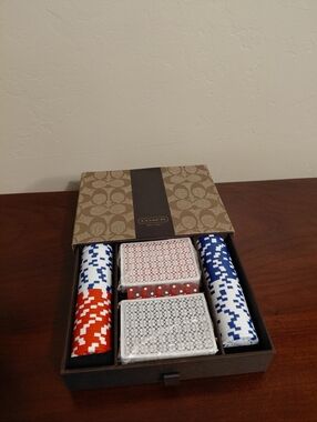 Coach Brand Designer Poker Set